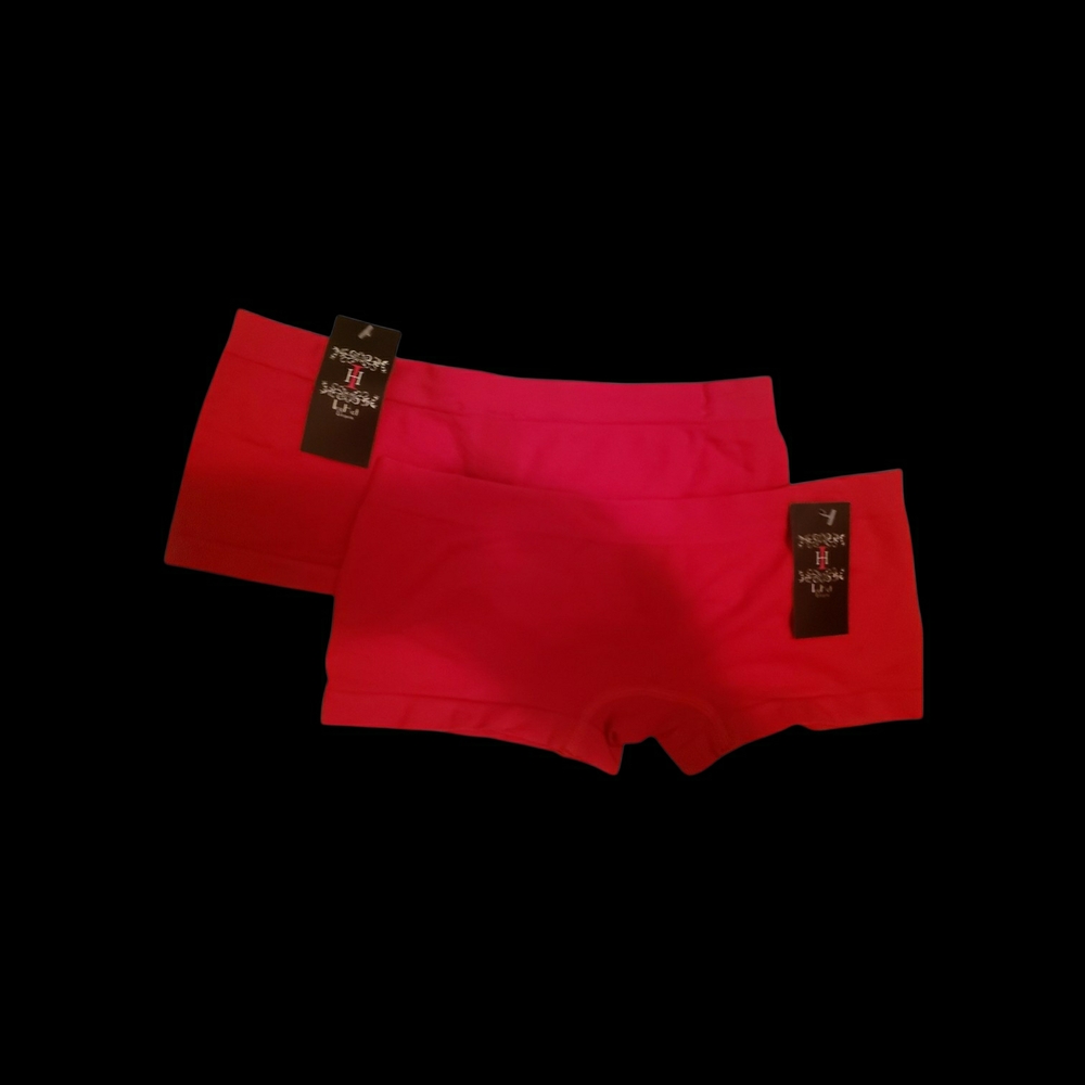Seamless Hot Pink Boyshort Panties - Pack of 2